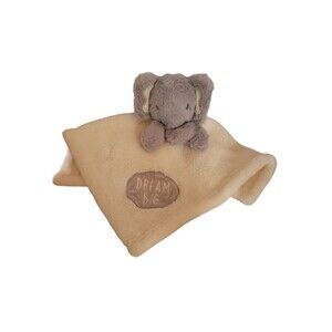Baby Gear "DREAM BIG" Plush Elephant Security blanket/Lovey Blanket 14" X 14"